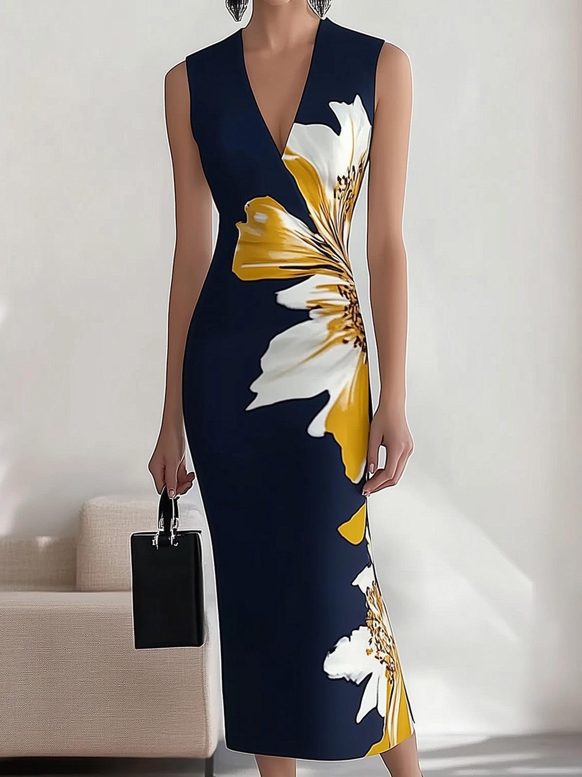 Lily | Strand Glam Elegant Arbejdsplads Festival Midi Kjole