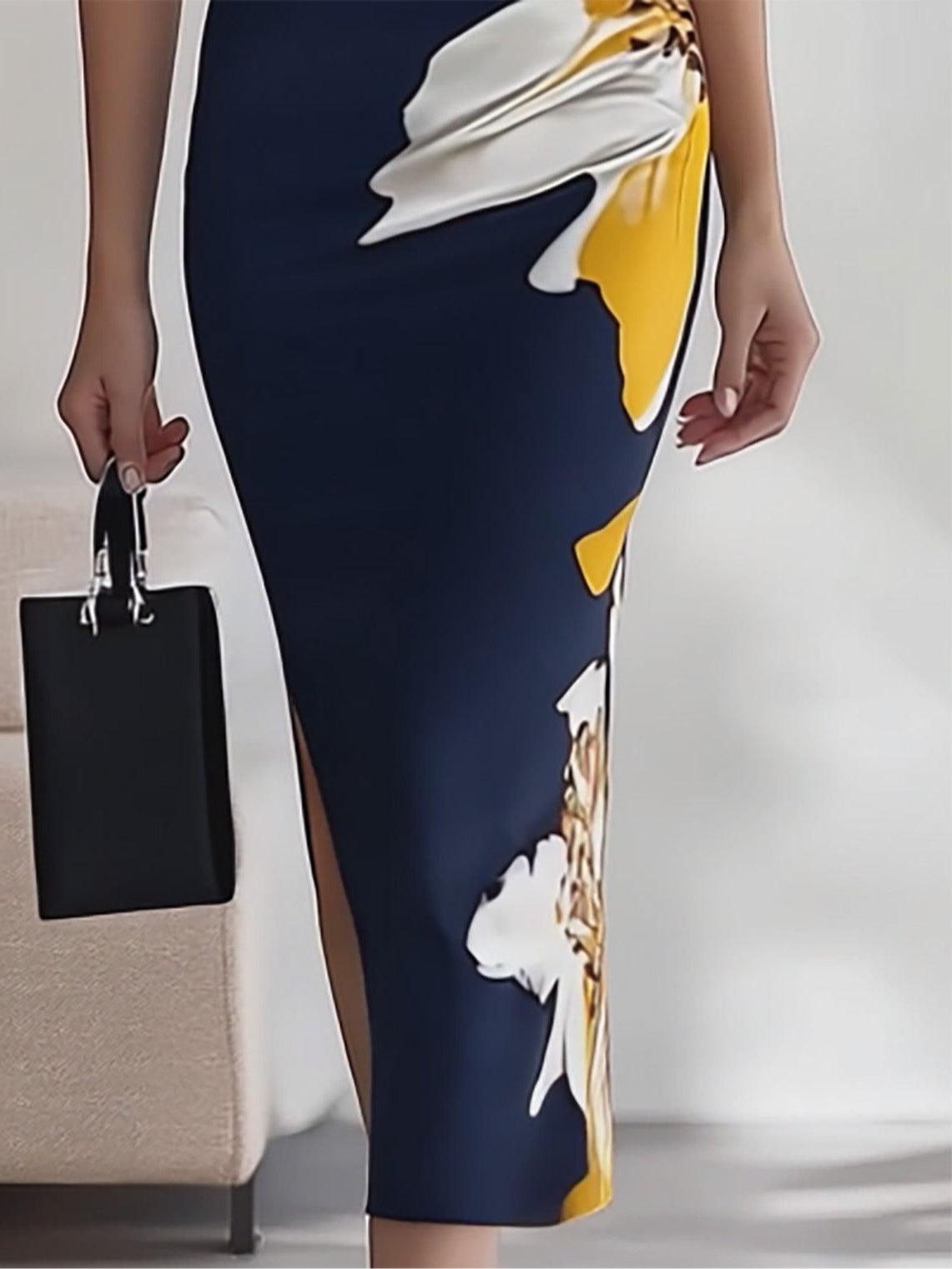 Lily | Strand Glam Elegant Arbejdsplads Festival Midi Kjole
