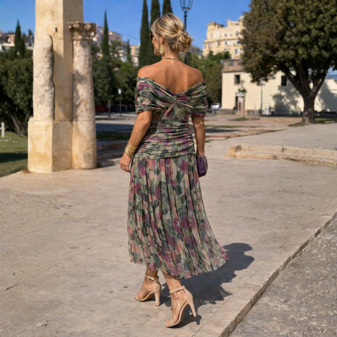 Lydia | Off Shoulder Maxi Kjole