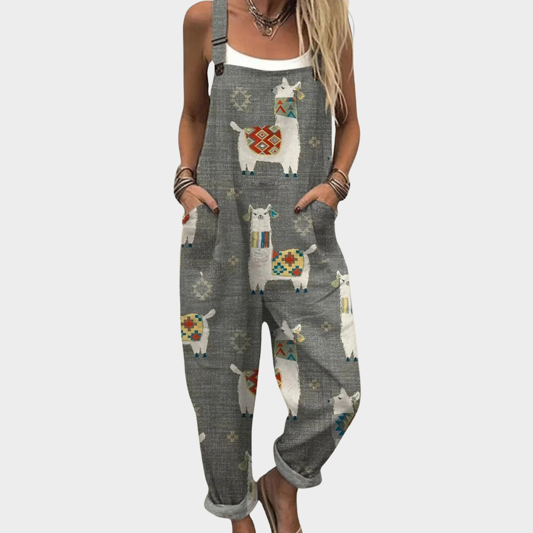 Frida - Bekväma Tryckta Byxdressar