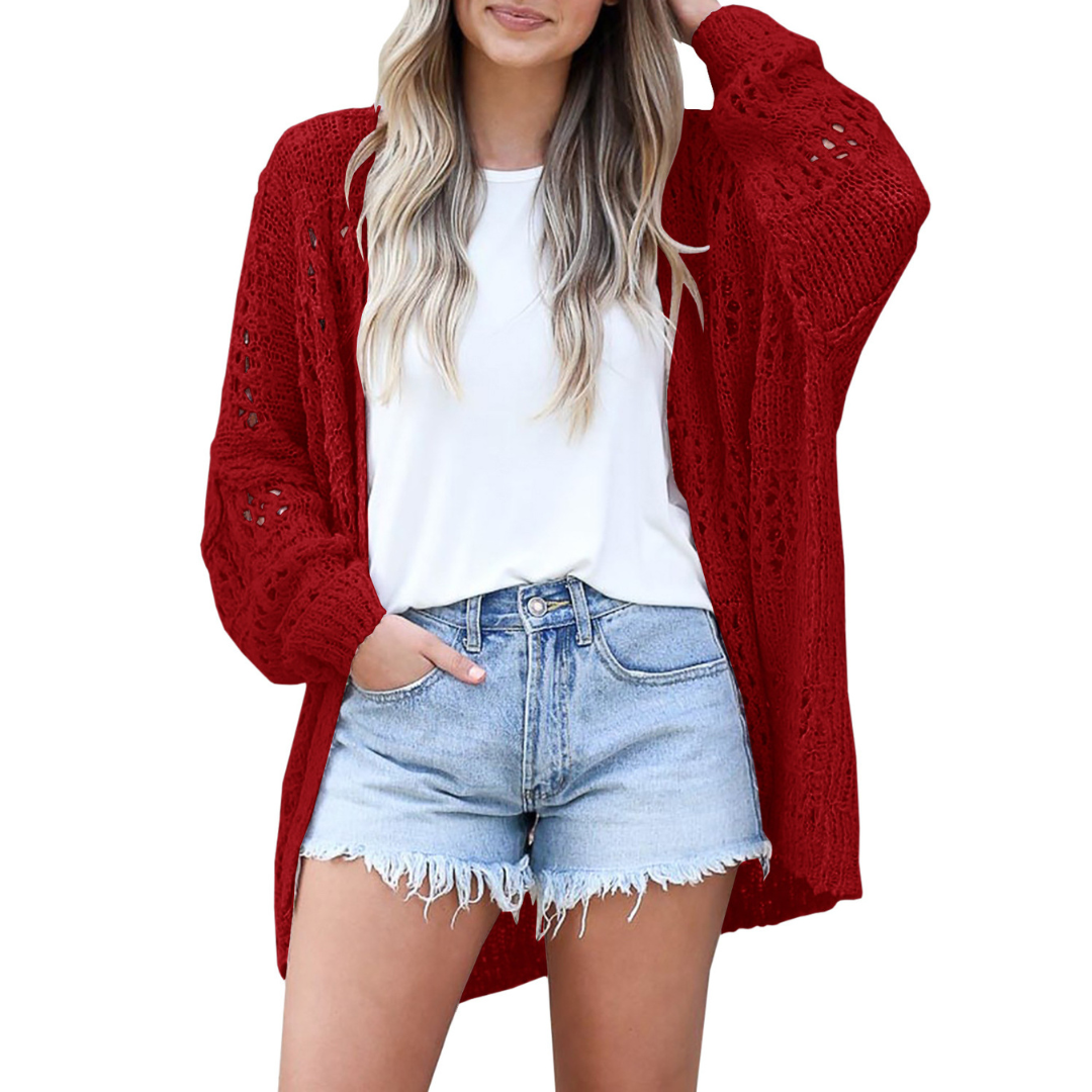 NAOMI | Lätt Oversized Boho Sommar Cardigan