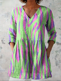 Oceane | Lang Bluse med V-hals