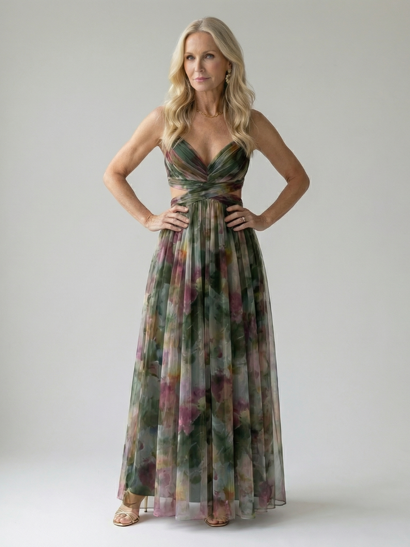 Isel | Soft Wrap Maxi Klänning