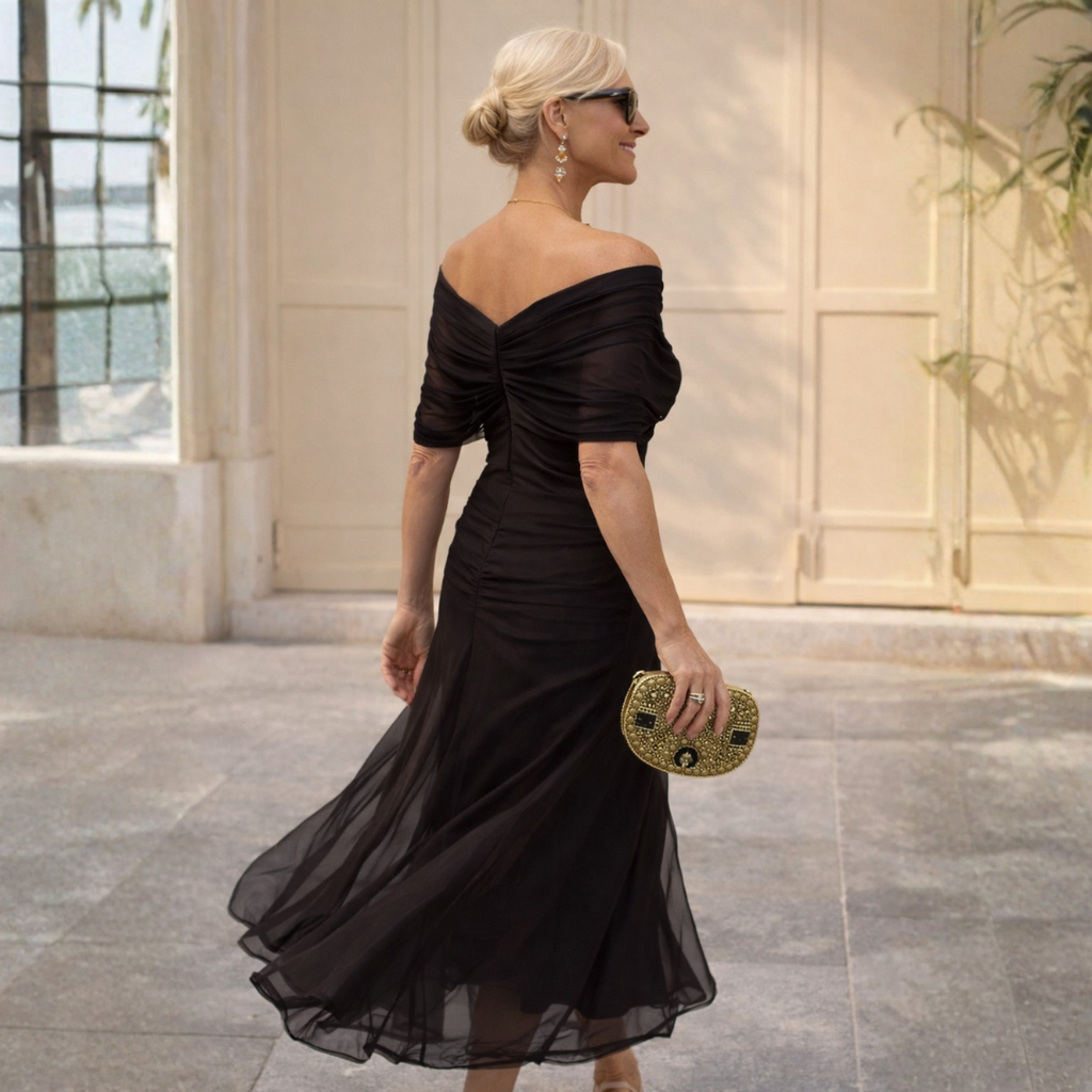 Lydia | Off Shoulder Maxi Kjole