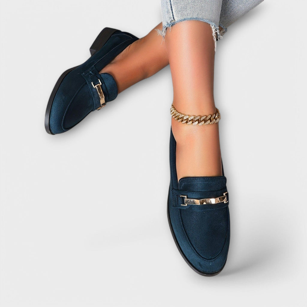 Noémie | Suede Slip-On Loafers