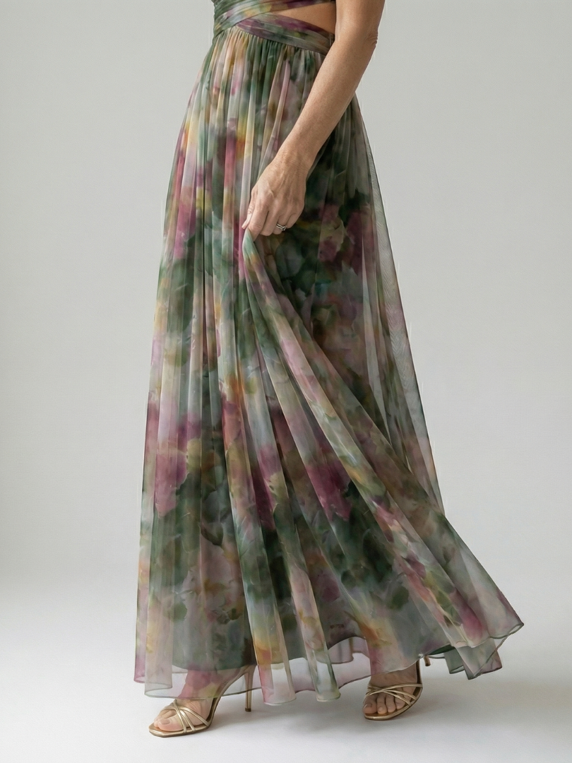 Isel | Soft Wrap Maxi Klänning