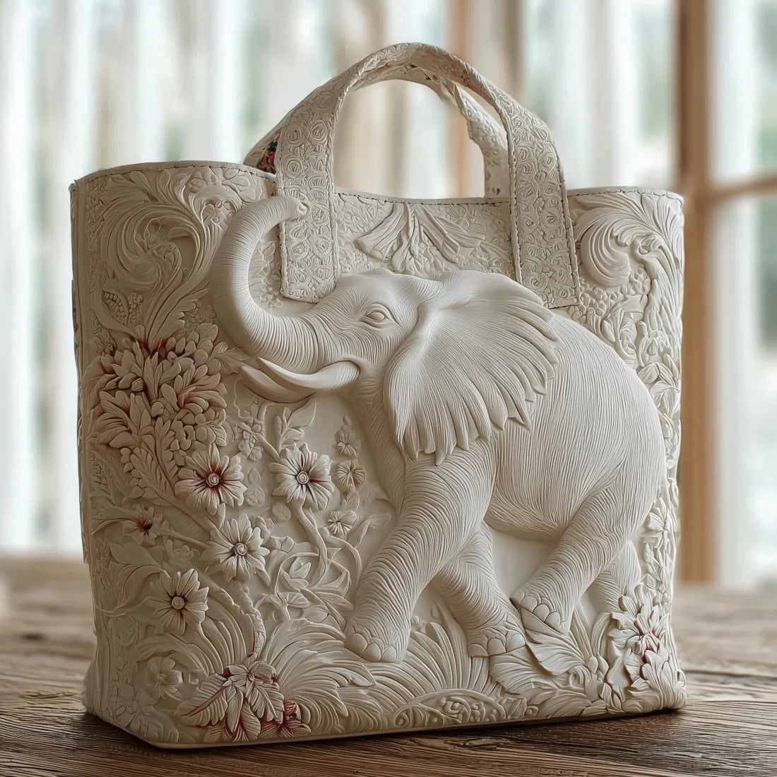 HANDGJORD VÄSKA - ELEFANT