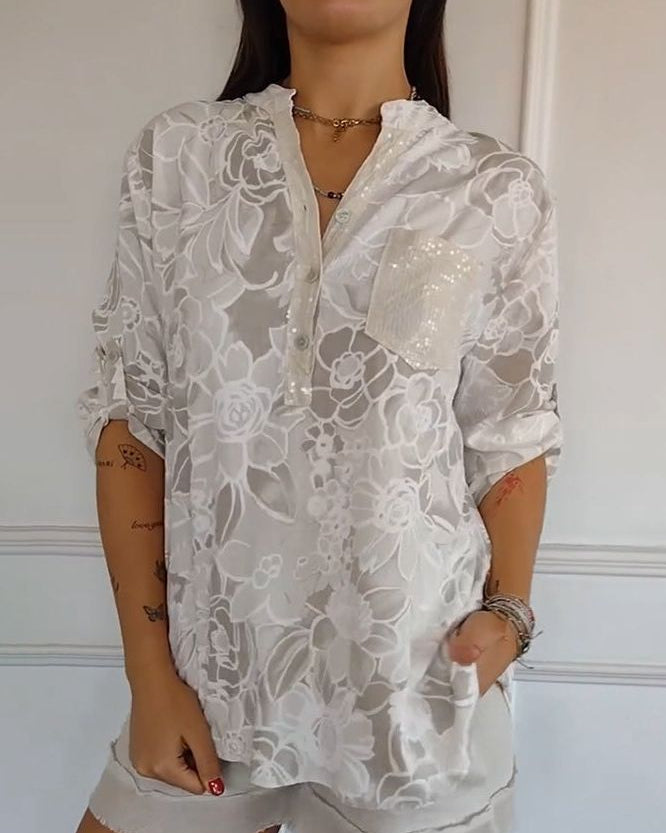 Avery | Elegant Bluse med Lomme