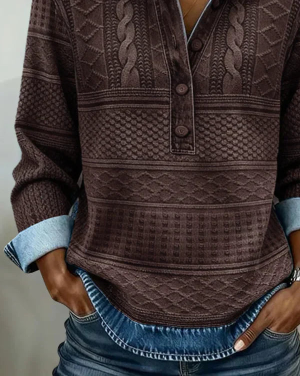 Riley | Stilren Krage Top