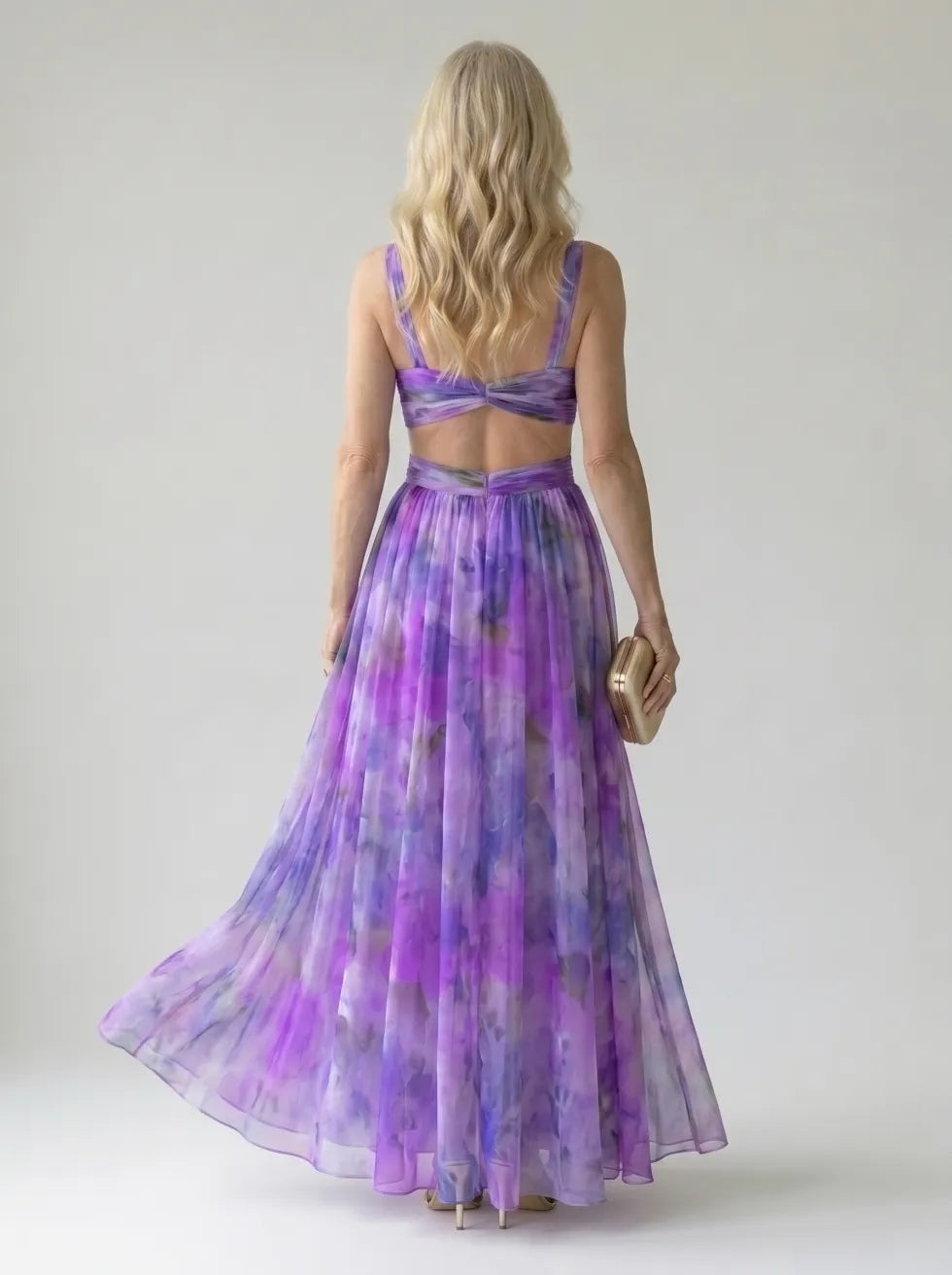 Isel | Soft Wrap Maxi Klänning