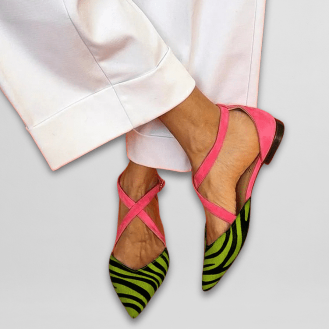 Elisa | Strappy Ballerina Flats