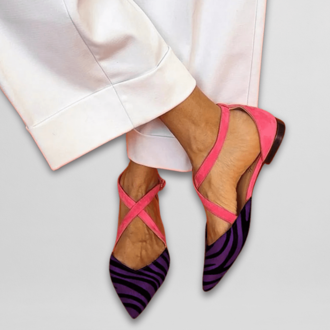 Elisa | Strappy Ballerina Flats