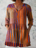 Nadia | Lang V-Hals Bluse