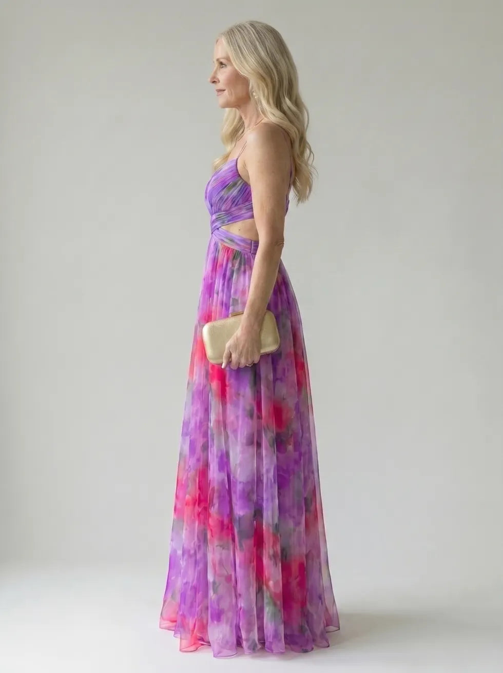 Isel | Soft Wrap Maxi Klänning