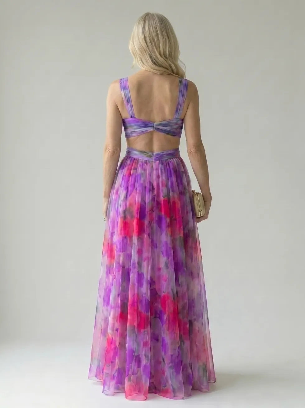Isel™ Soft Wrap Maxi Klänning