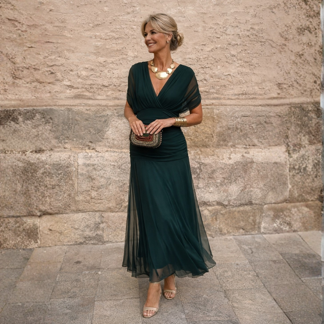 Lydia | Off Shoulder Maxi Kjole