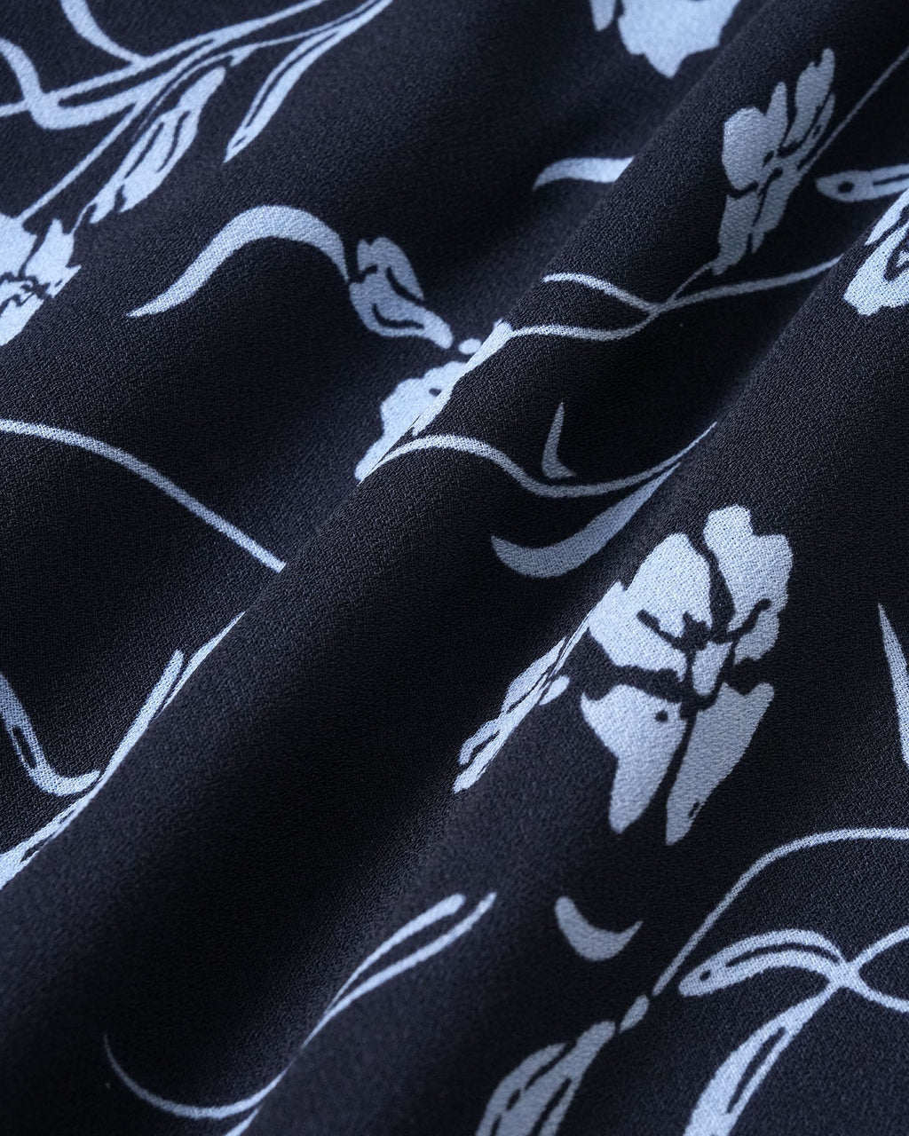 Marinblå Sweetheart Hals Floral Mini Klänning
