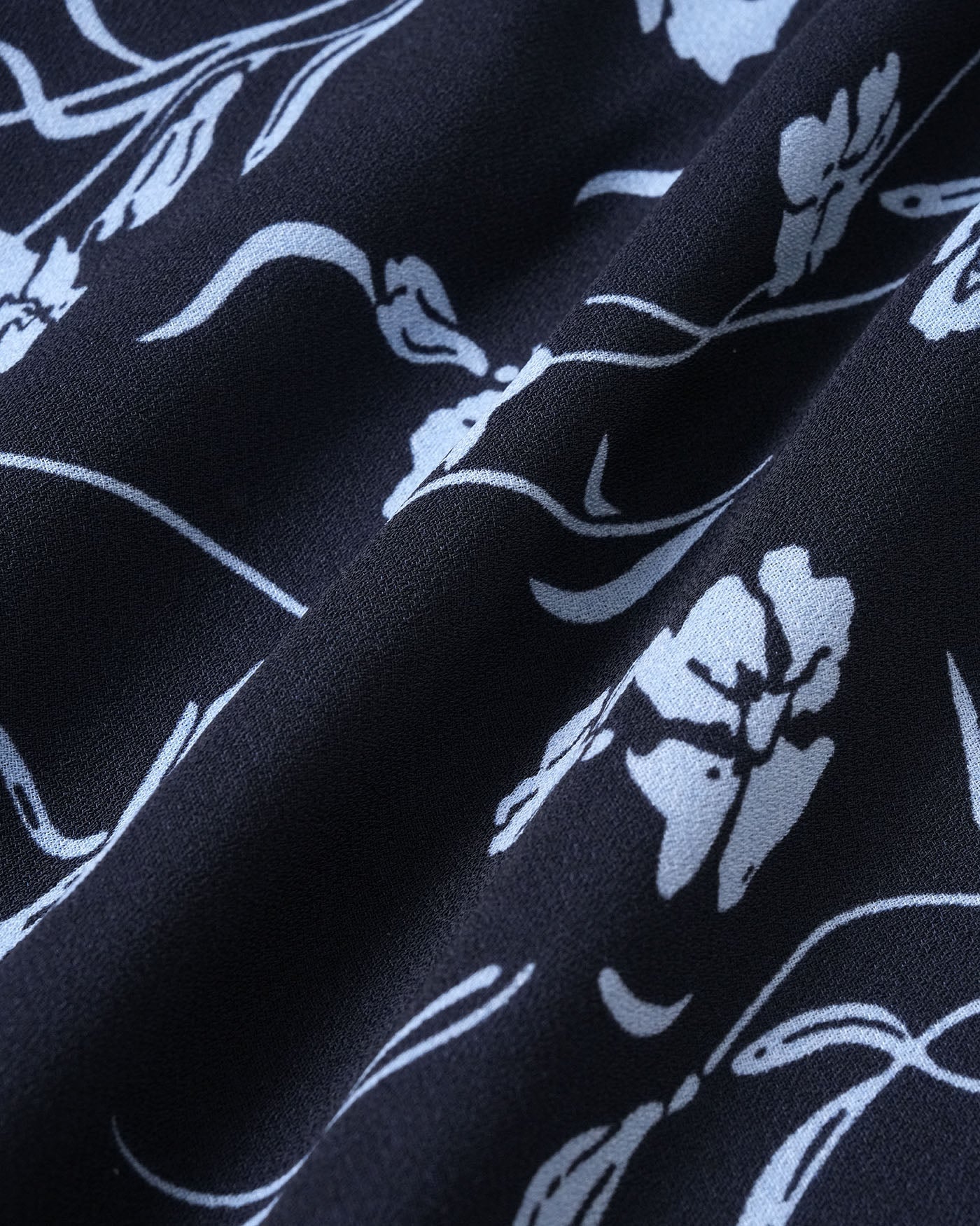 Marinblå Sweetheart Hals Floral Mini Klänning