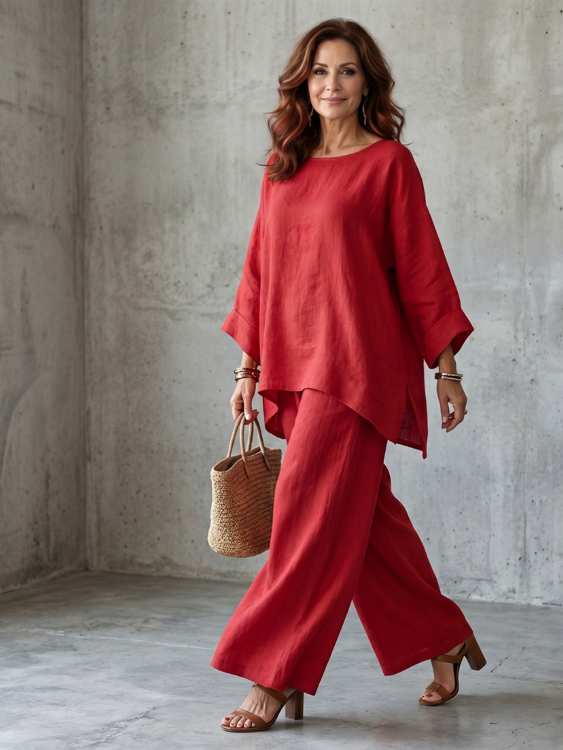 Prue | Oversized Tunika Vida Ben Byxset