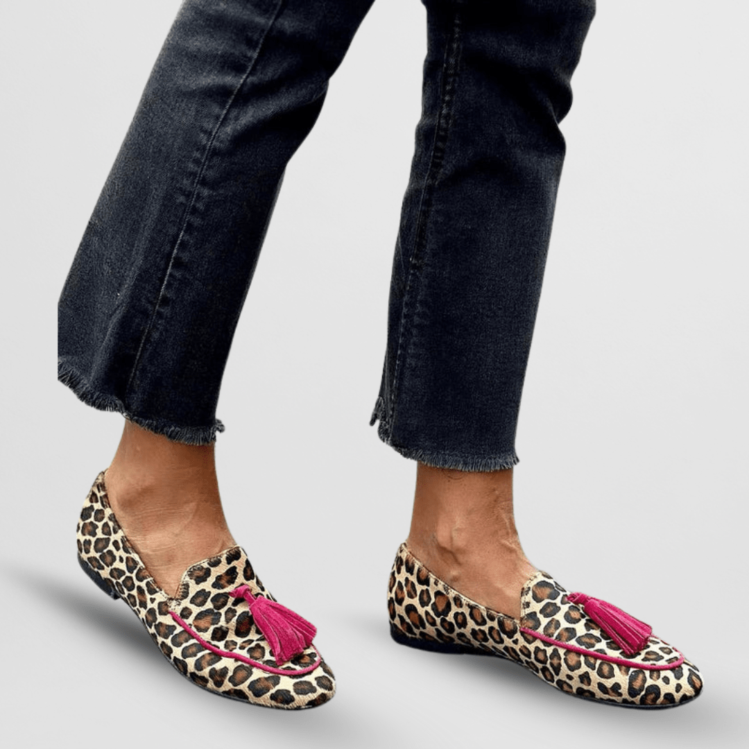 Francesca | Loafers med Fringed Detaljer