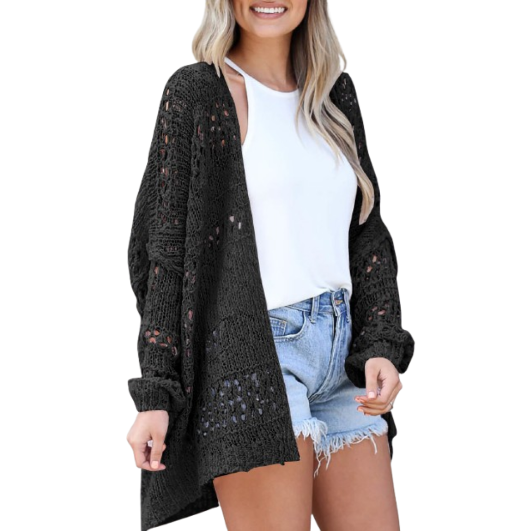 NAOMI | Lätt Oversized Boho Sommar Cardigan