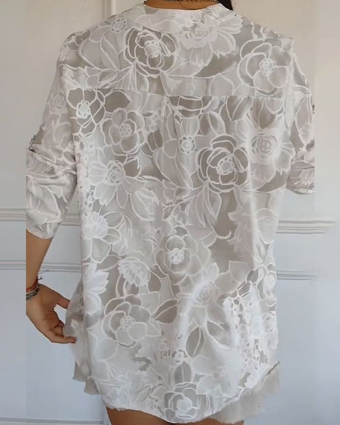 Camila | Elegant Bluse med Lomme