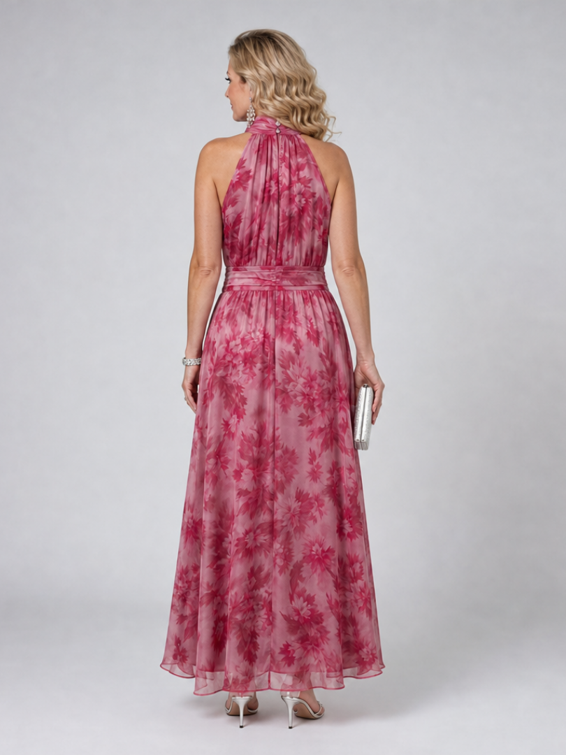 Avien™ Soft Halterneck Midi Kjole