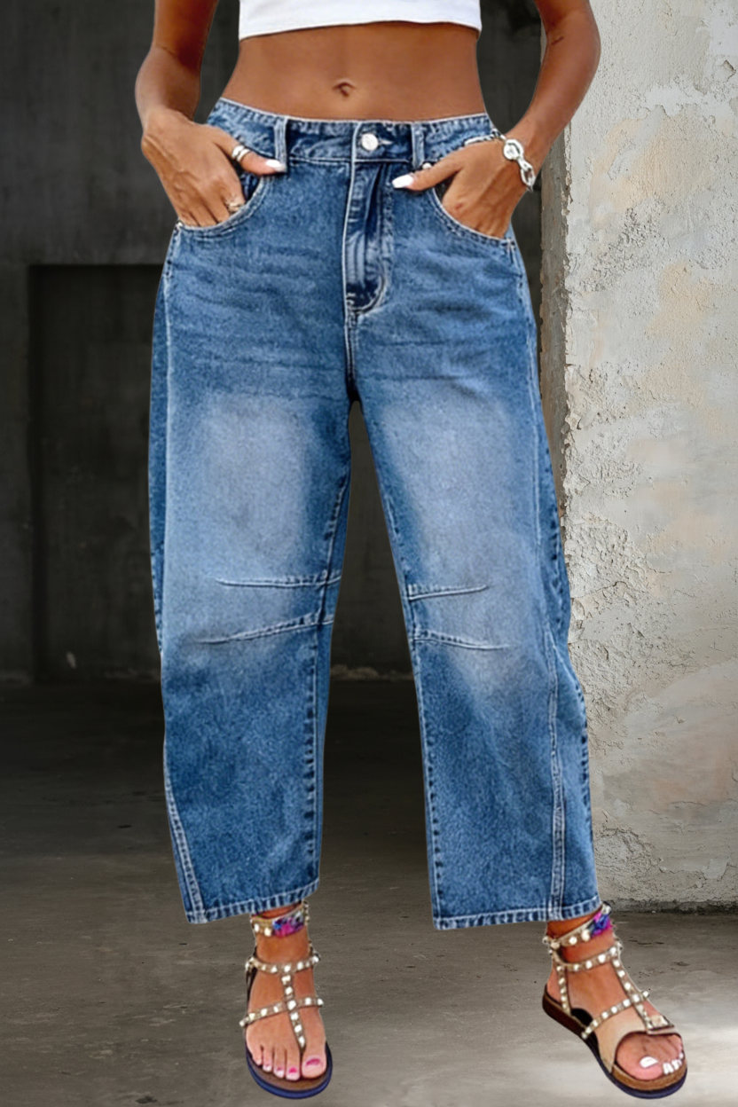 Linda | Utsvängda Casual Jeans