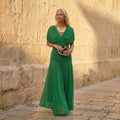 Sienna | Elegant Grön Klänning