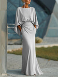 Clara | Elegant V-hals rygfri kjole