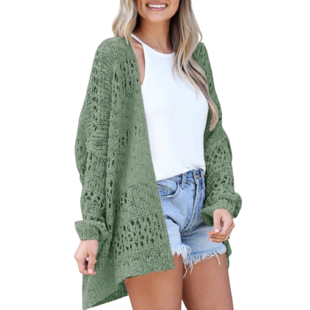 NAOMI | Lätt Oversized Boho Sommar Cardigan