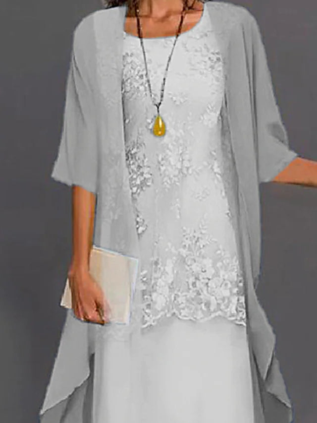 Eleanor™ | Elegant Chiffonkjole i To Dele