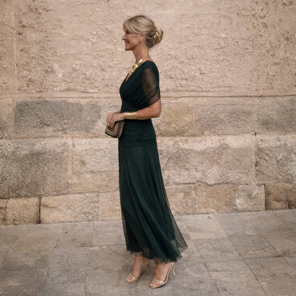 Lydia | Off Shoulder Maxi Kjole
