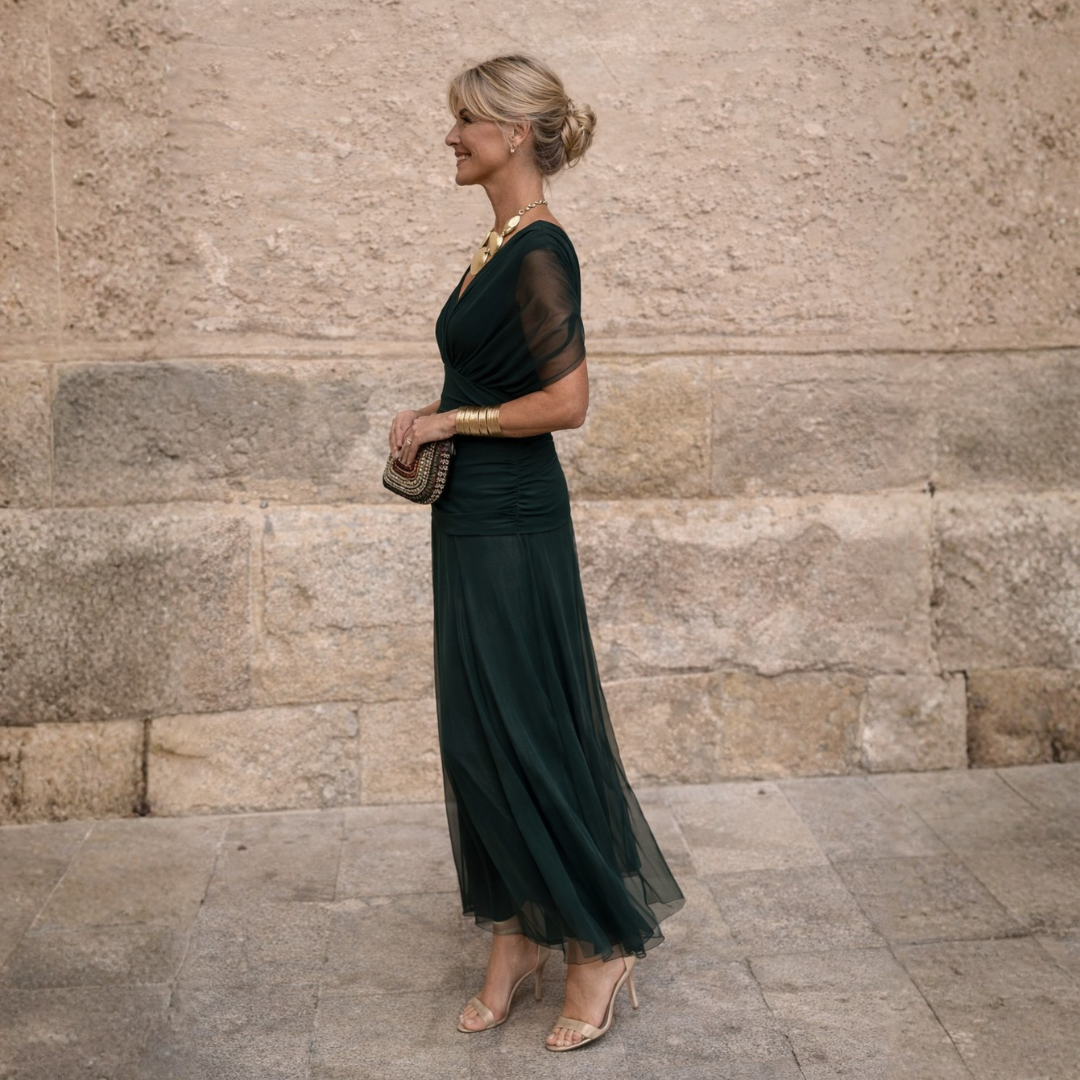 Lydia | Off Shoulder Maxi Kjole