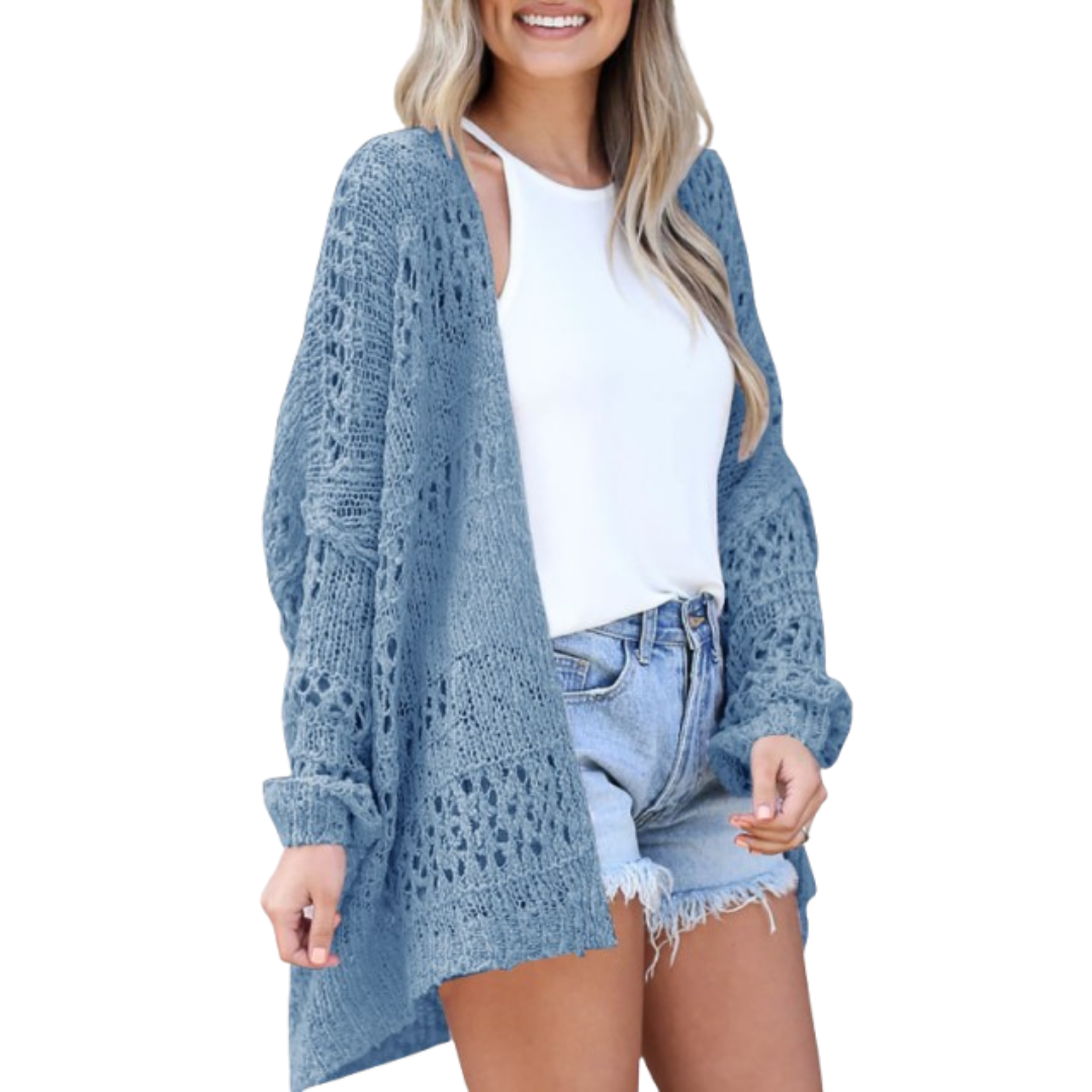 NAOMI | Lätt Oversized Boho Sommar Cardigan