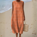 TERESA™ | ELEGANT MIDI-KLÄNNING | ORANGE