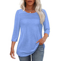 ALLISON | Casual Plisserad Vårtop