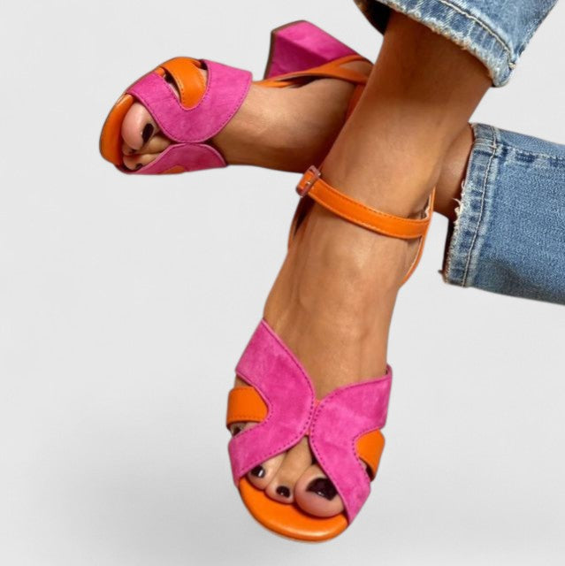 Vittorina | Komfortabla Chic Klack Sandaler