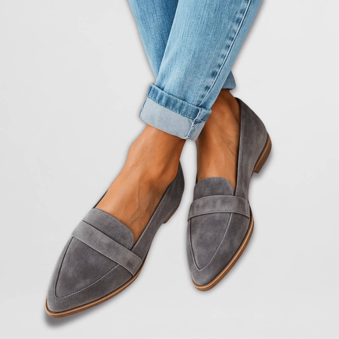 Helen | Mjuk Mocka Ortopediska Loafers