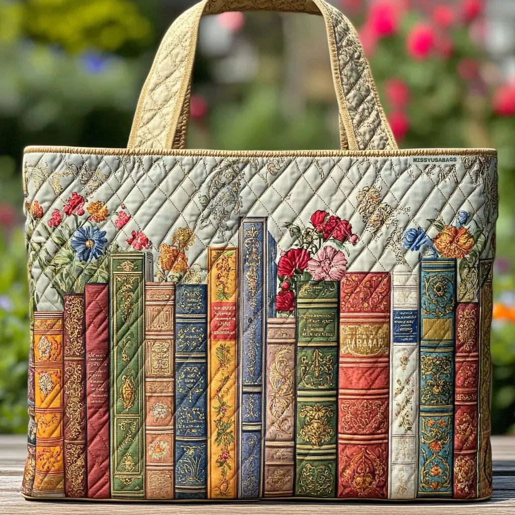 HANDSYDD VÄSKA - ÄVENTYRSBIBLIOTEKET