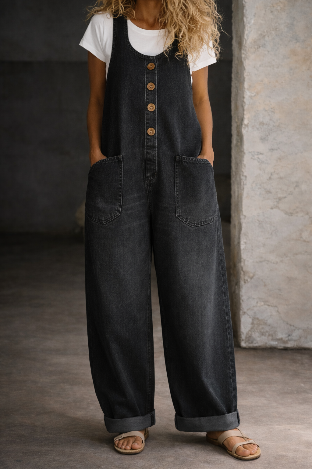 Bethany | Vintage Vasket Bomulls Overaller