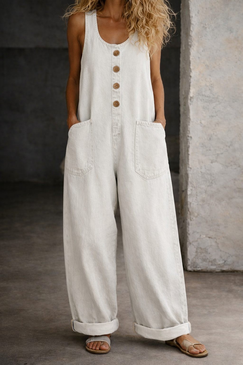 Willy | Vintage Vasket Bomulds Denim Overalls
