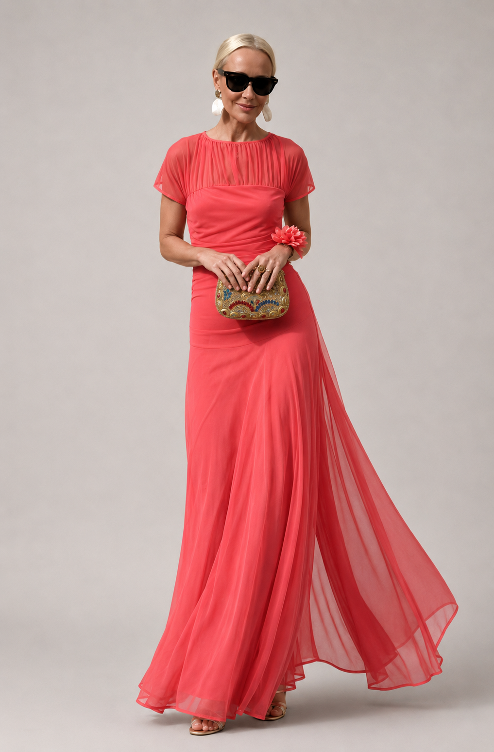 Lauren™ | Chiffon Klänning
