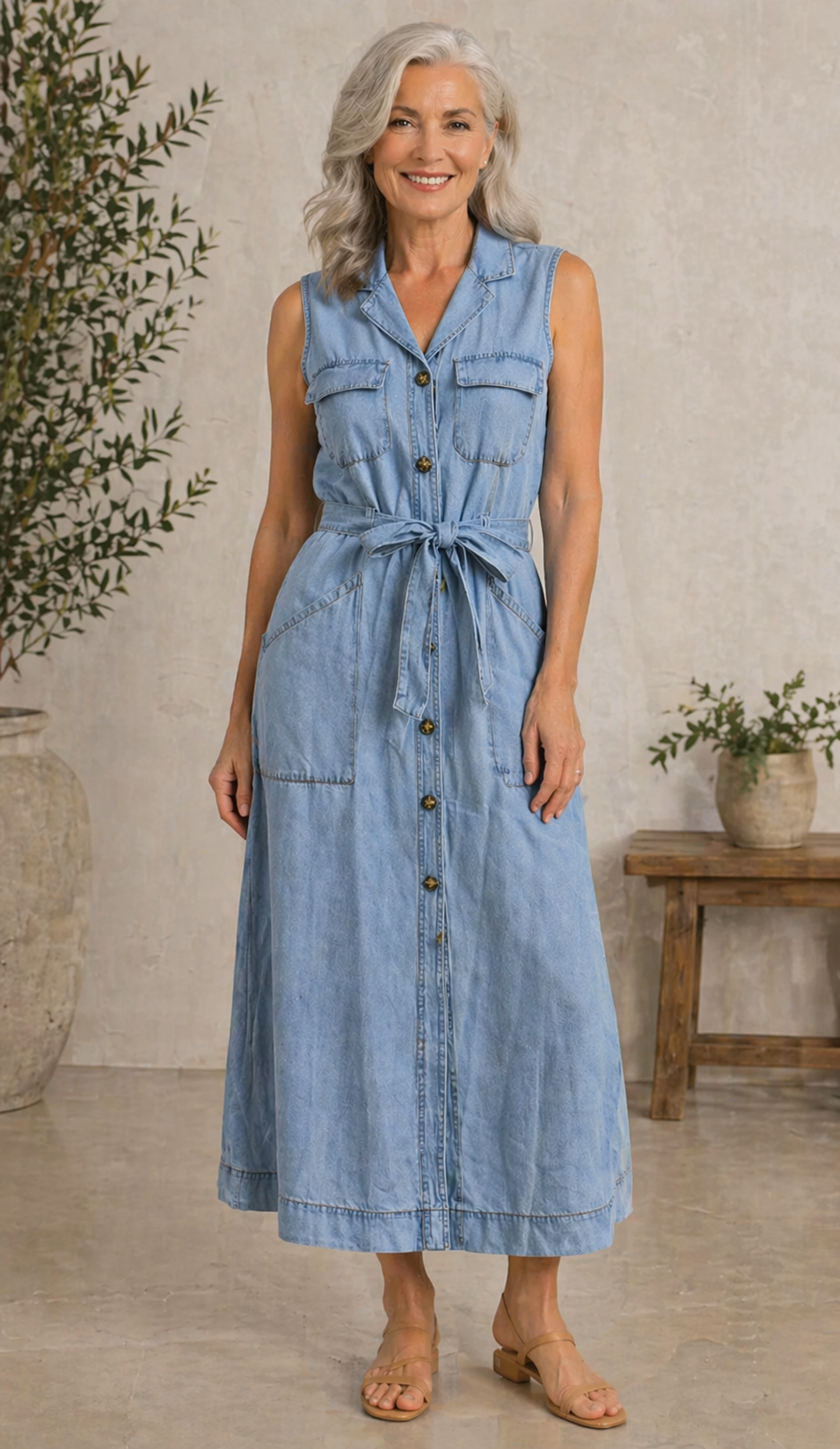 Susan | Denim Kjole