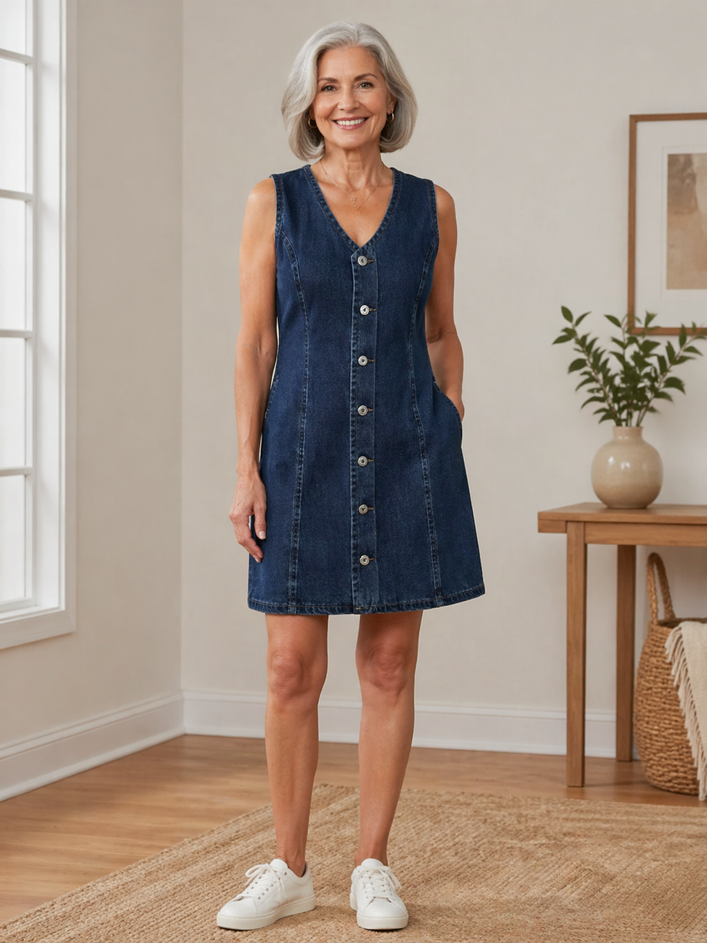 Lila | Denim Mini Kjole