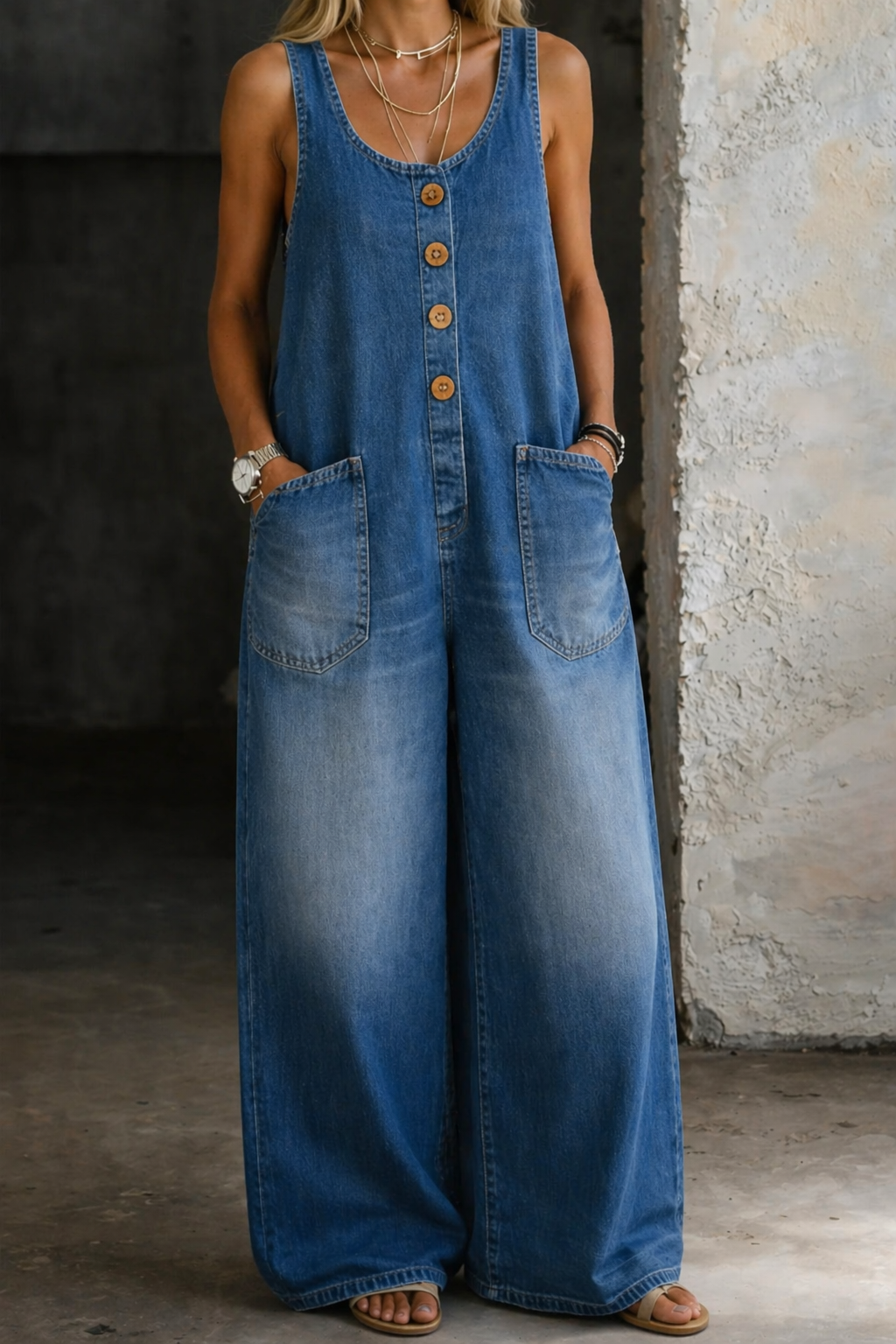 Saylor | Vintage Vasket Bomulds Overalls