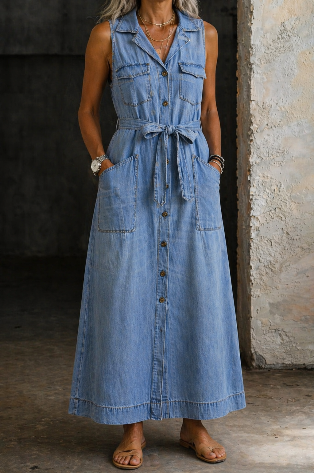 Susan | Denim Kjole