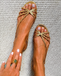 Serafina | Gyldne Sandaler Sommer Essens