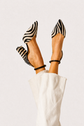 Selene | Zebra Couture Pumps