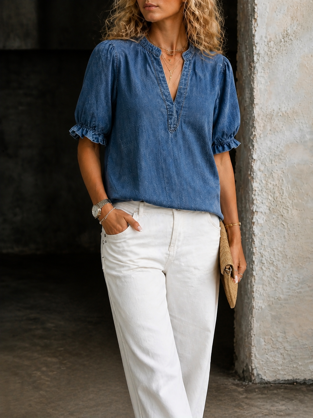 Ashley | Vintage V-Hals Essential